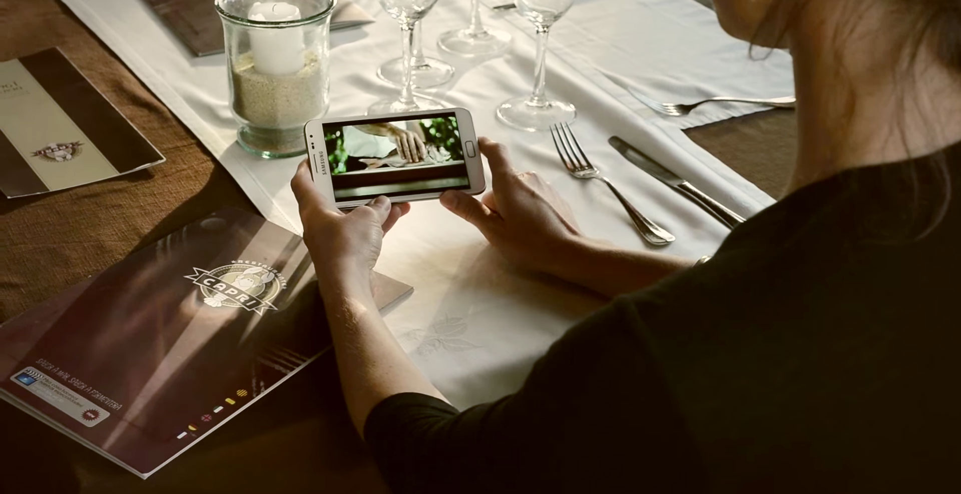 CARTA RESTAURANTE INTERACTIVA, ES CAPRI