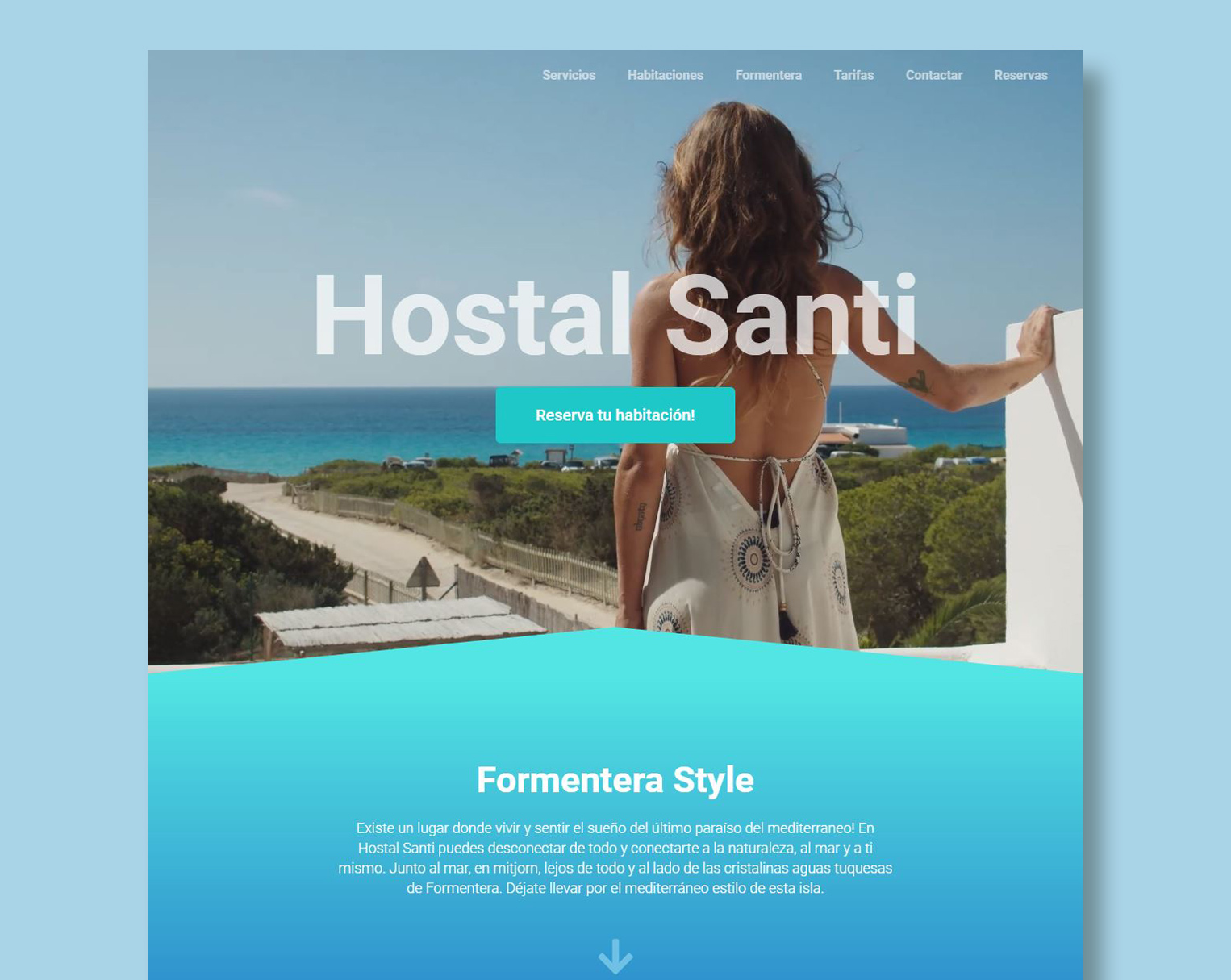 Web Hostal Santi